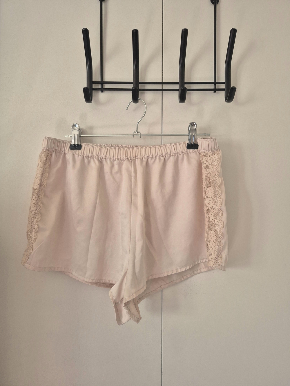 Garage Blush Pink Lace-Trim Sleep Shorts
